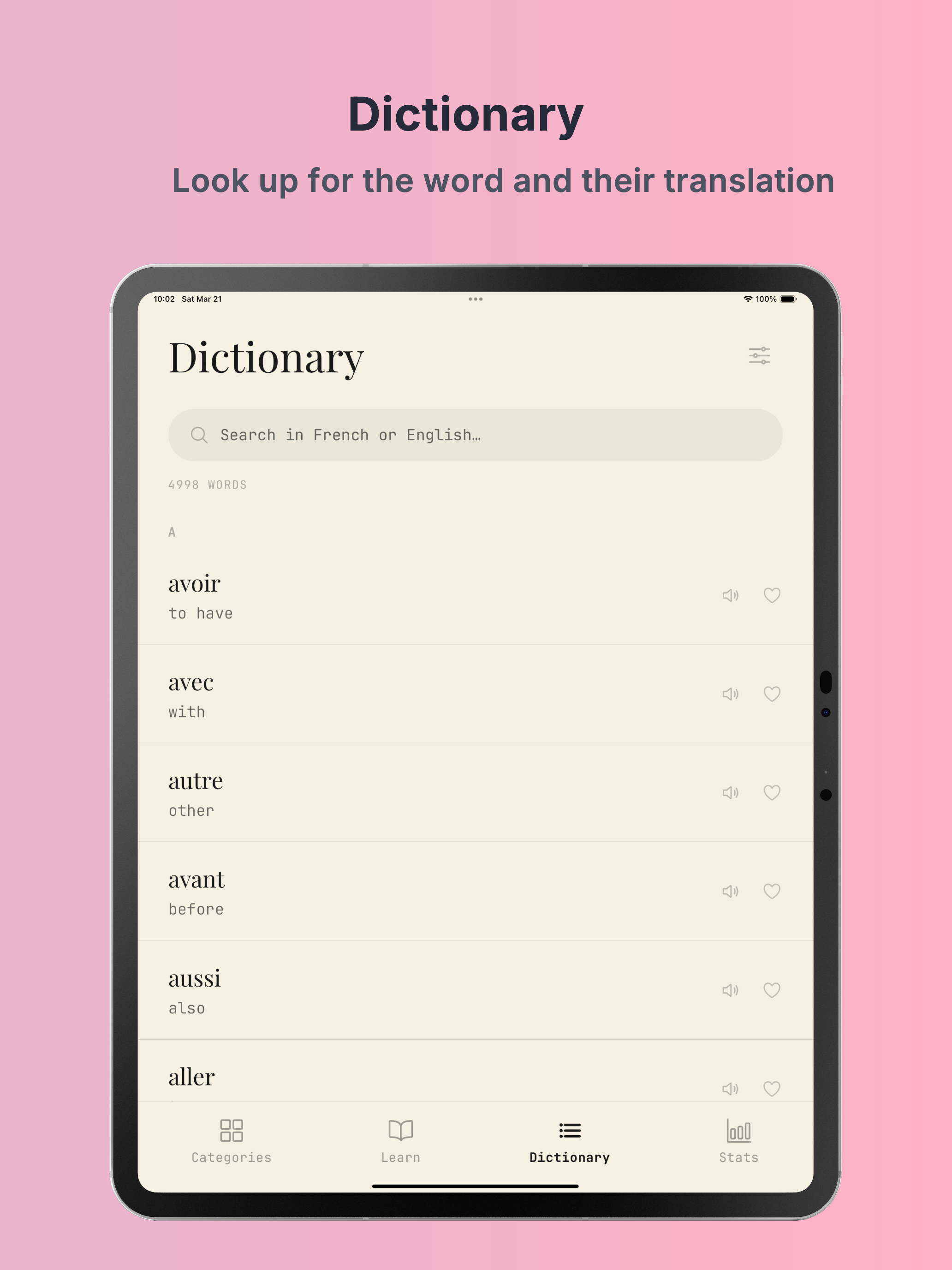 French Words | Mots screenshot 7