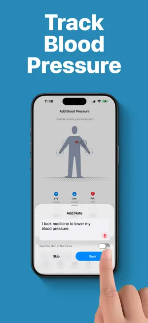 Blood Pressure Log: BP Tracker screenshot 4