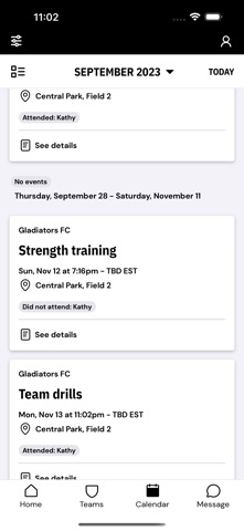 Mountain View Volleyball Club iPhone screenshot