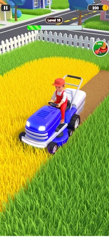 Field Journey Mowing Simulator iPhone screenshot