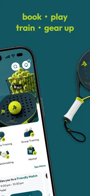 Rally رالي: Book & Train Padel screenshot 2