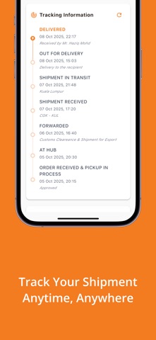 EParcel Logistics screenshot