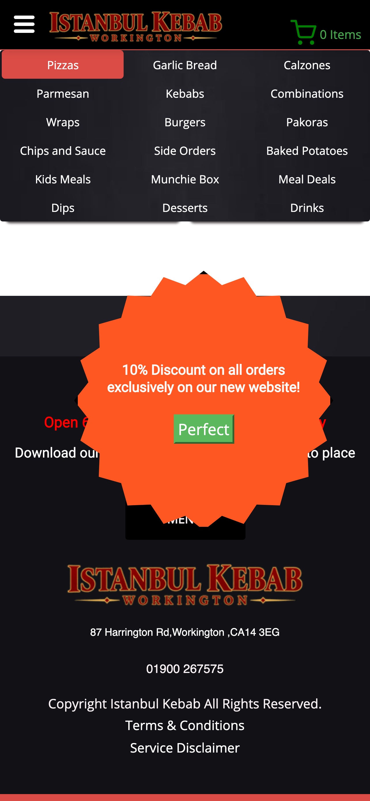 Screenshot 4 of Istanbul Kebab Workington