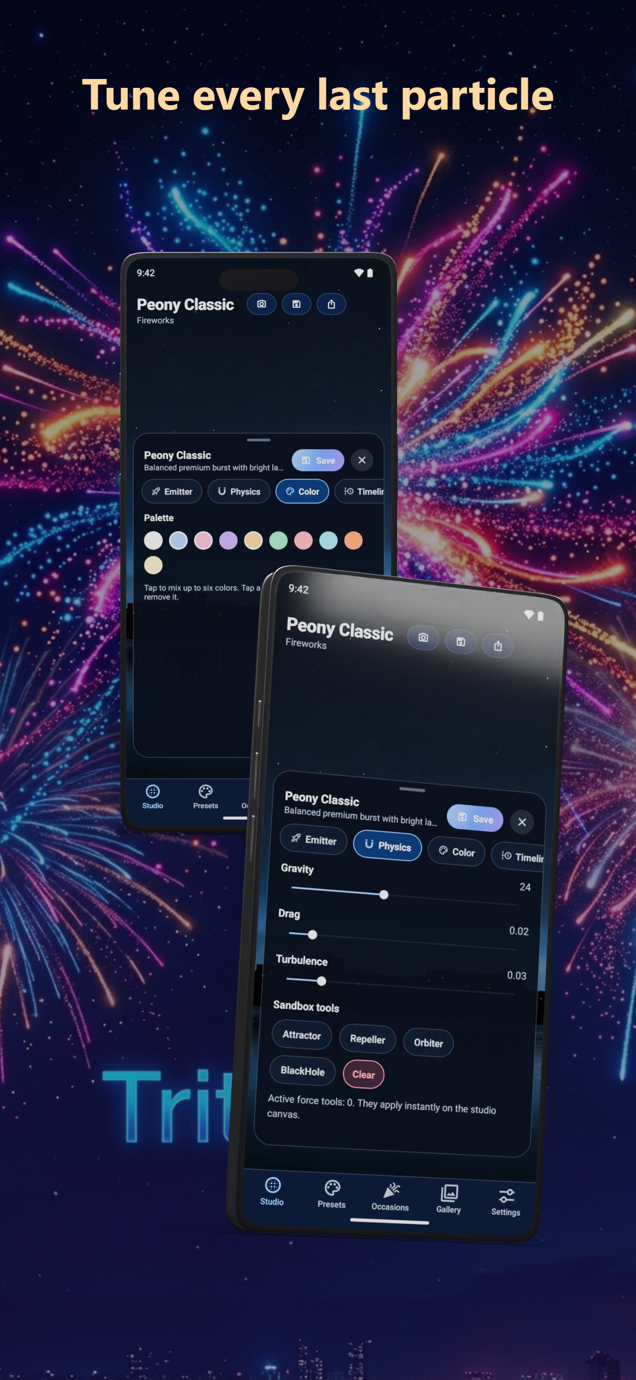 TritonFire Firework Simulation screenshot 5