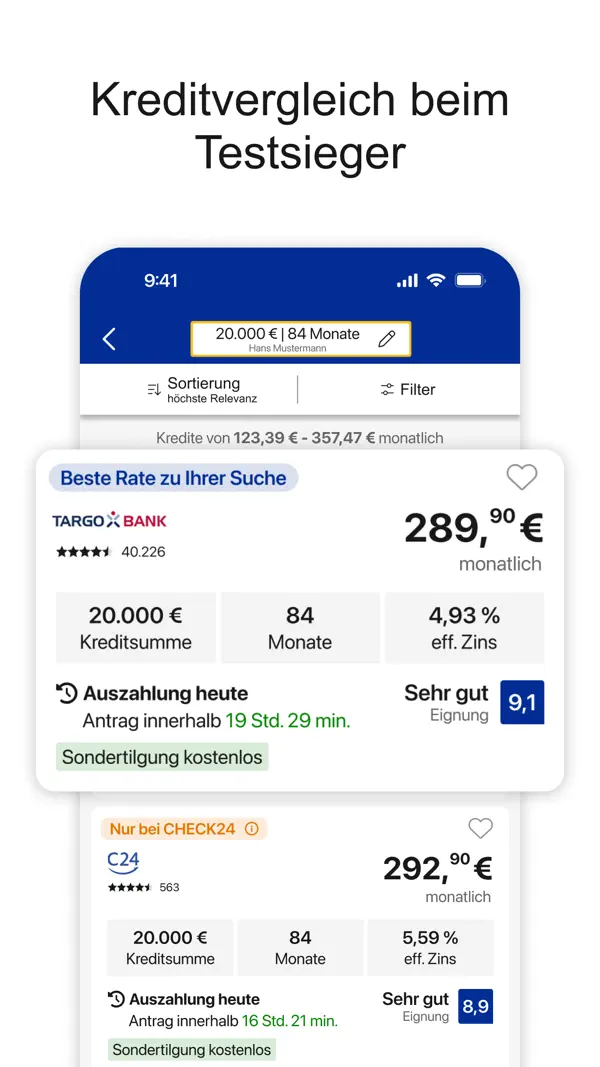 CHECK24 Screenshot 3