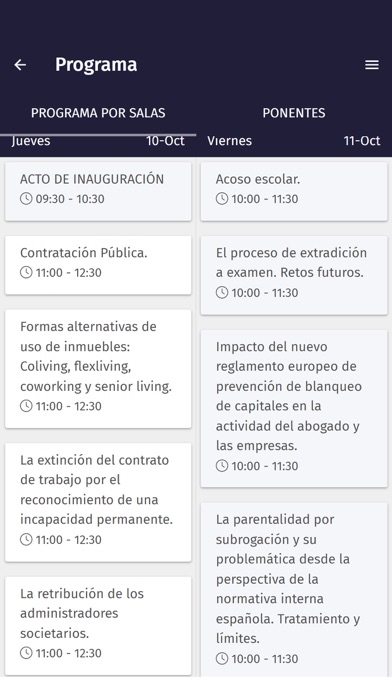 19 Congreso Jurídico Screenshot