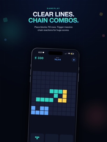 Cascade: Block Puzzle Combo iPad screenshot