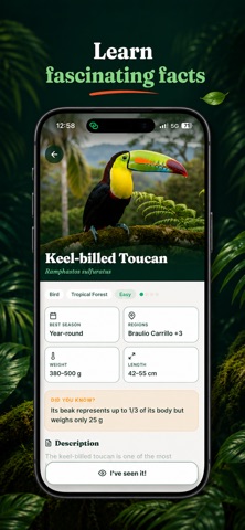 Wildlife Explorer: Costa Rica iPhone screenshot