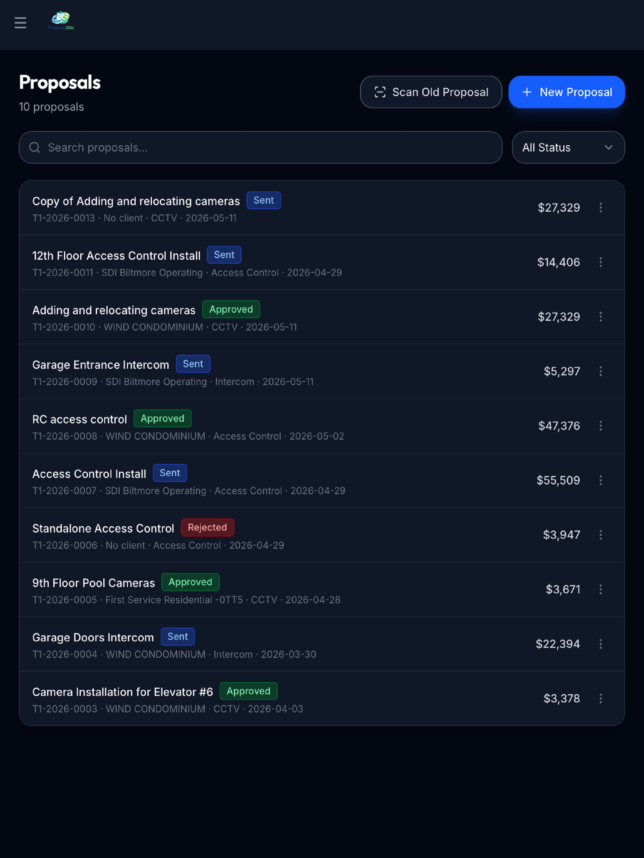 Proposal2Go screenshot 7