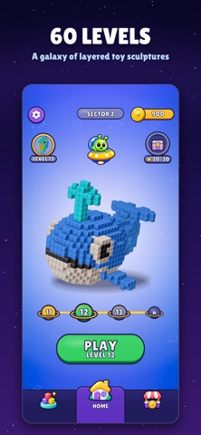 Voxel Orbit: Cube Pop Puzzle Screenshot 3 of 8