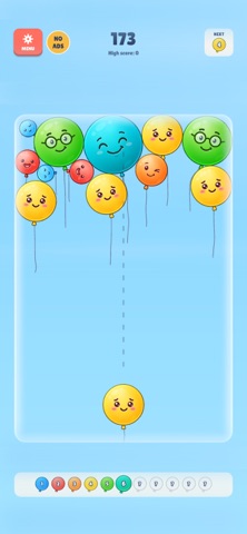 Merge Balloon: Sky Puzzle iPhone screenshot