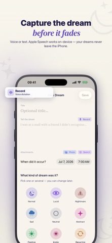 Dream Journal: Sleep & Lucid iPhone screenshot