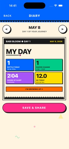 Babi Bloom: Infant Tracker screenshot