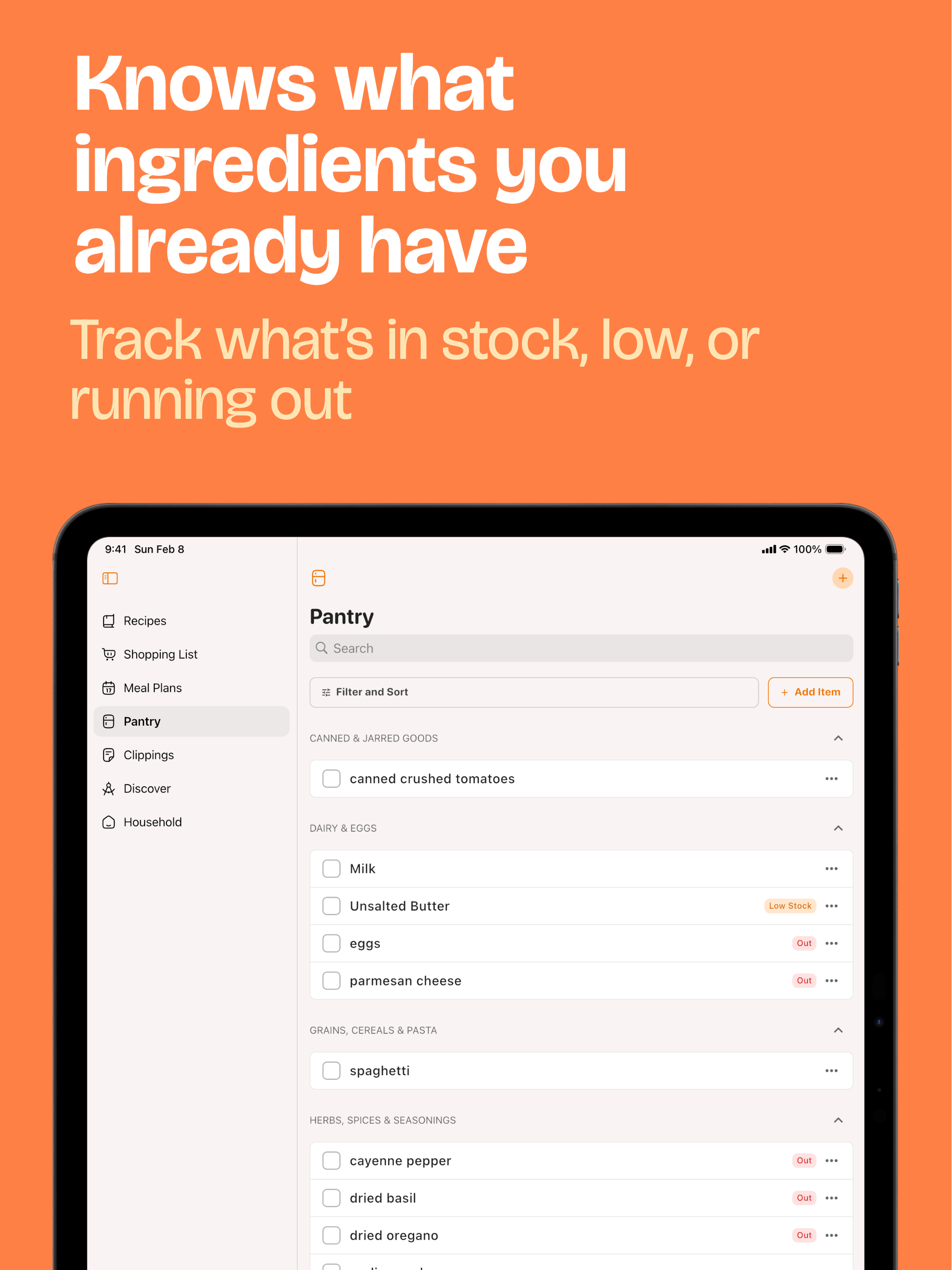 Stockpot: Recipe Manager