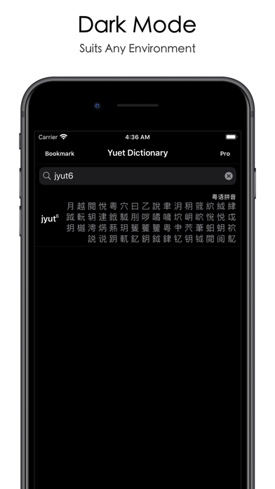 Cantonese/Yuet Dictionary Pro iPhone screenshot 5 - Reference app