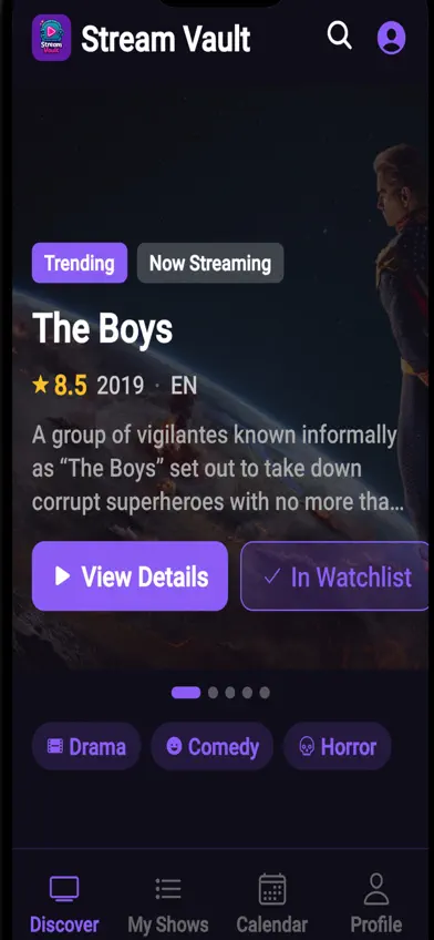 Stream Vault - TV Tracker screenshot 1