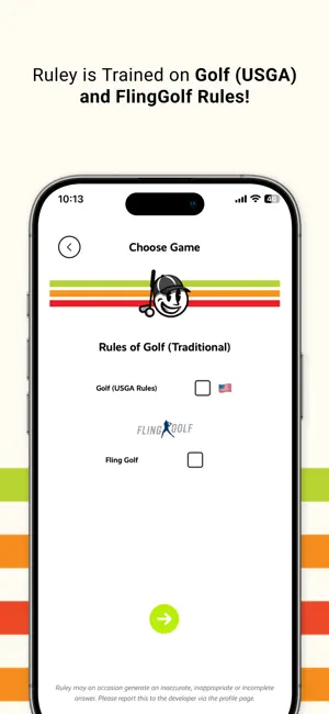 Ruley Golf Rules AI-powered screenshot 3