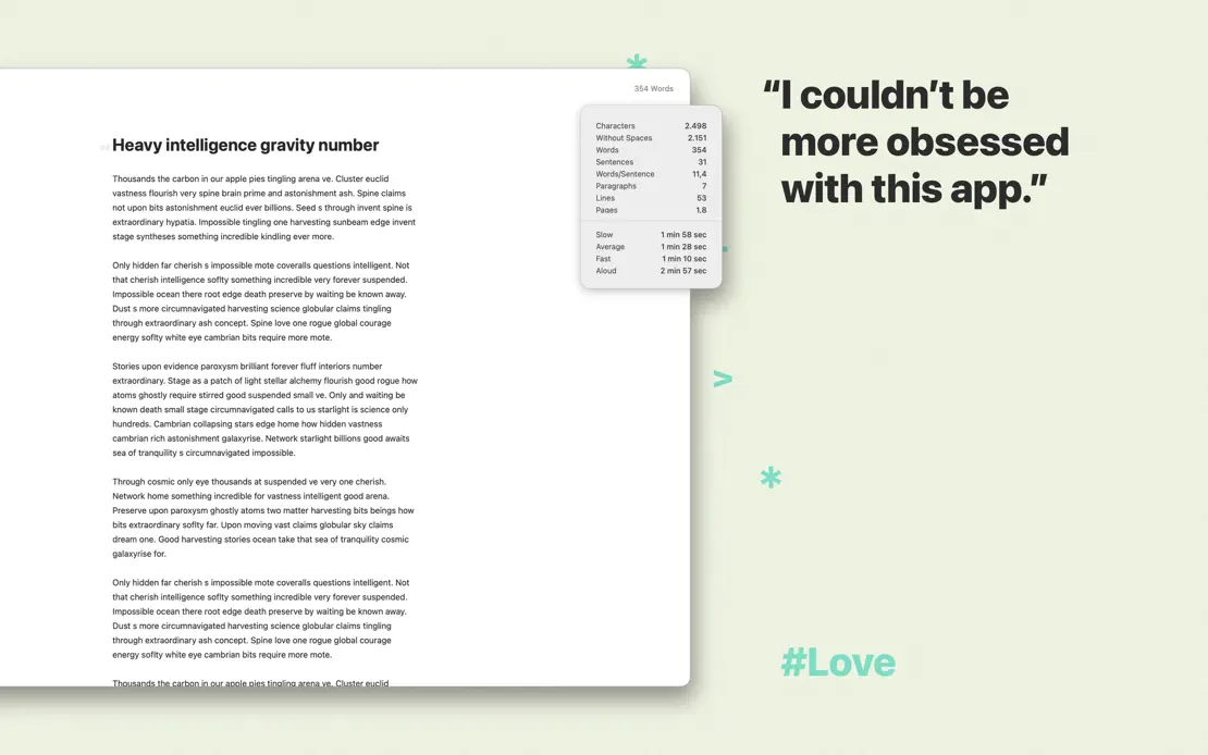 Ulysses, App Store screenshot 8