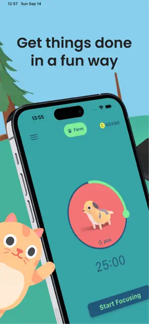 Pomodoro Timer - Time Farm screenshot 1