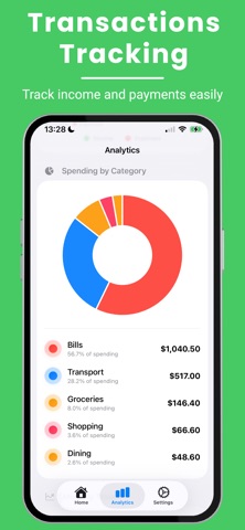 Finco – Visual Money Tracker iPhone screenshot