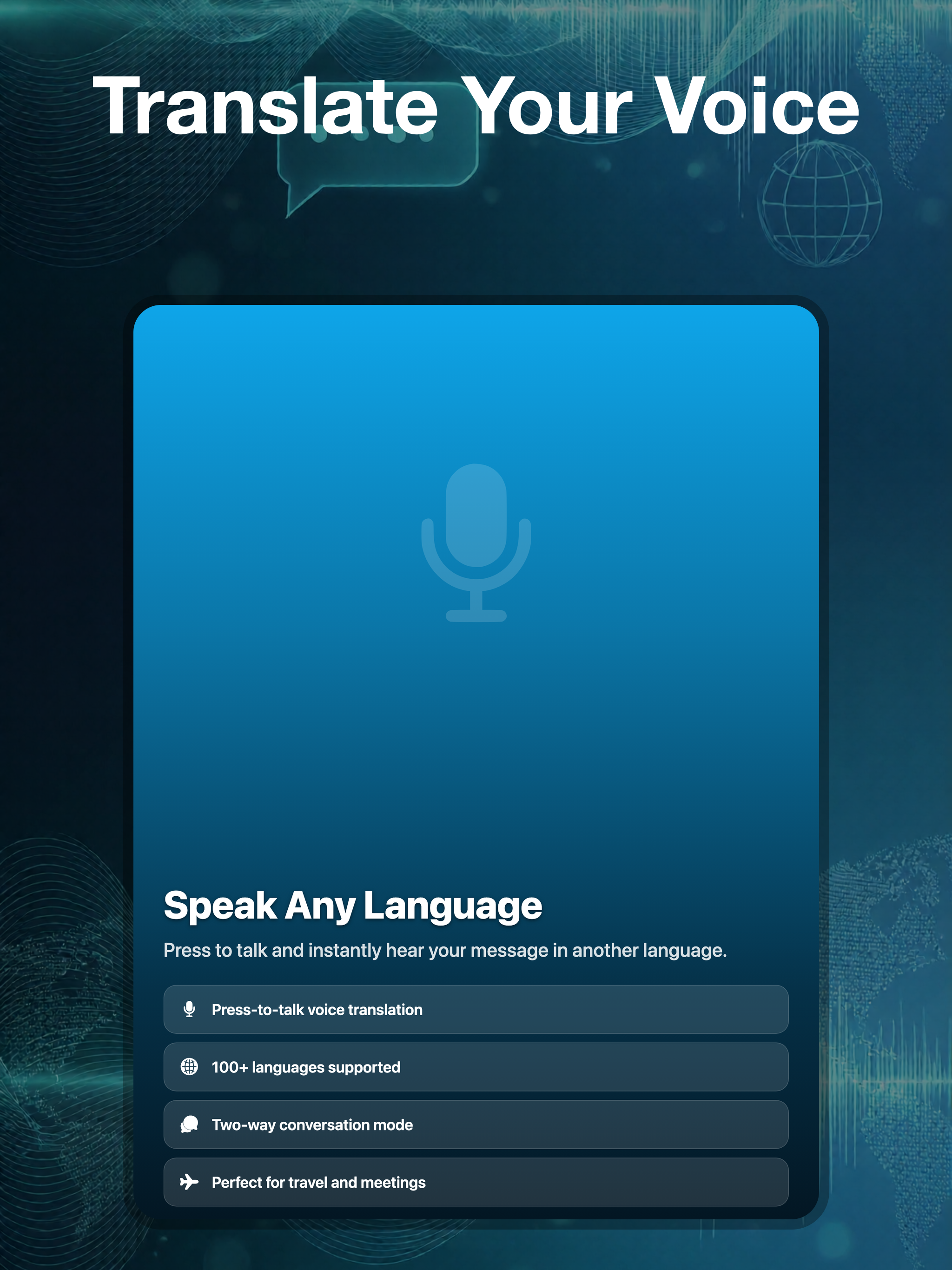 Voice Translator: Languages