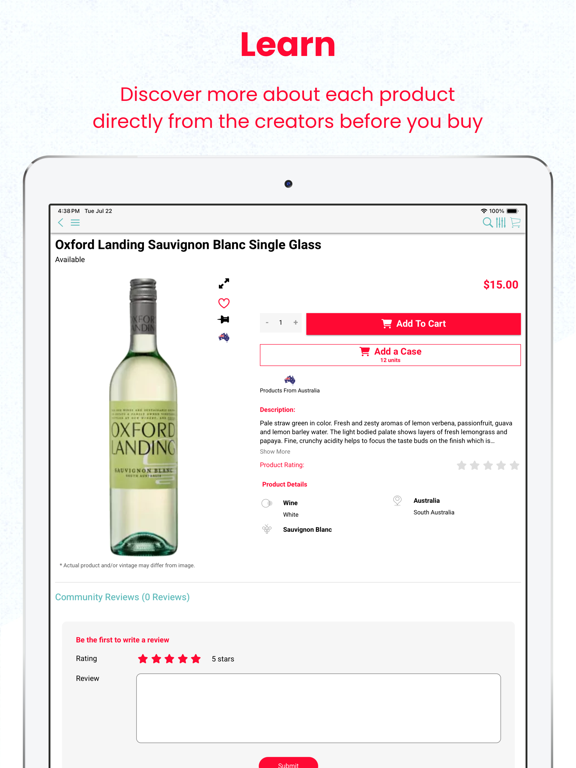 Screenshot #6 pour Pearl Wine Company
