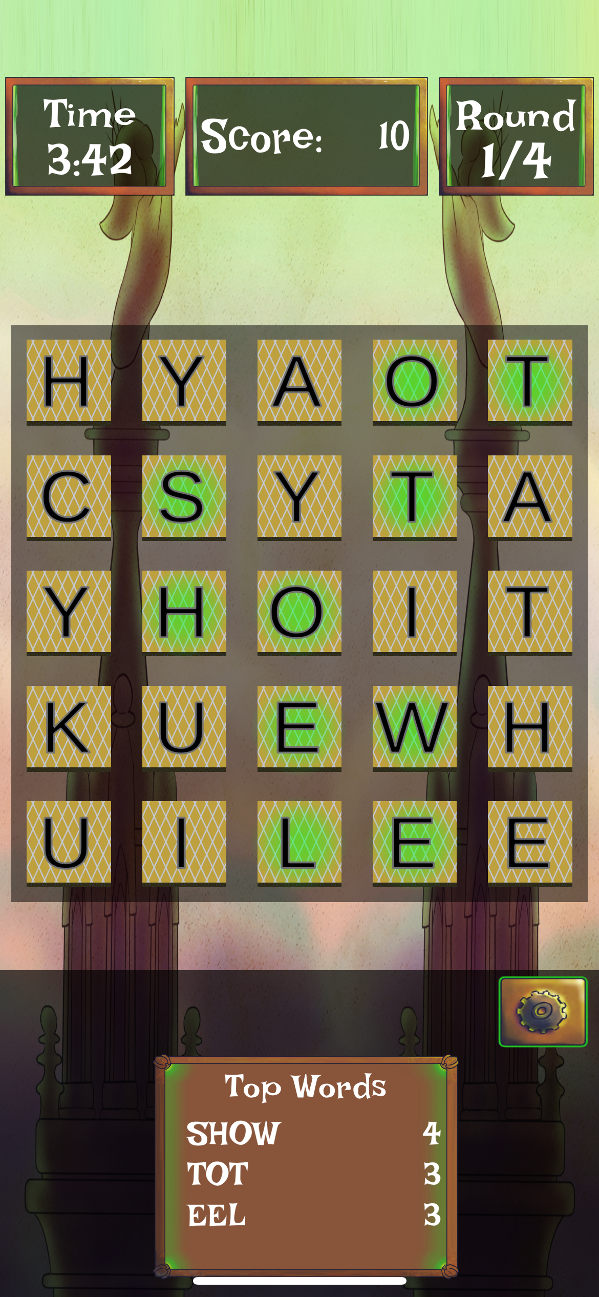 Clockwork word game screenshot 4