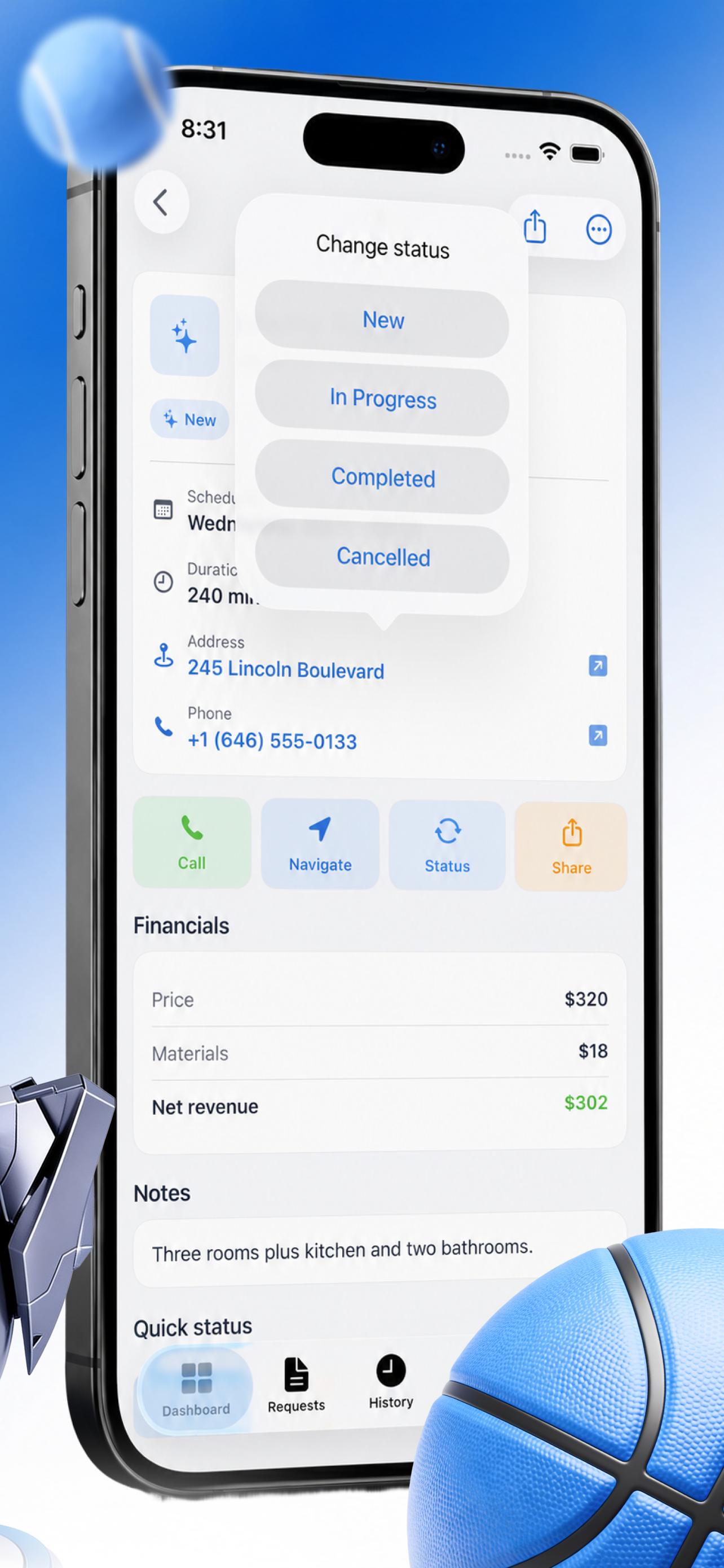 IxPro Dashboard screenshot 3