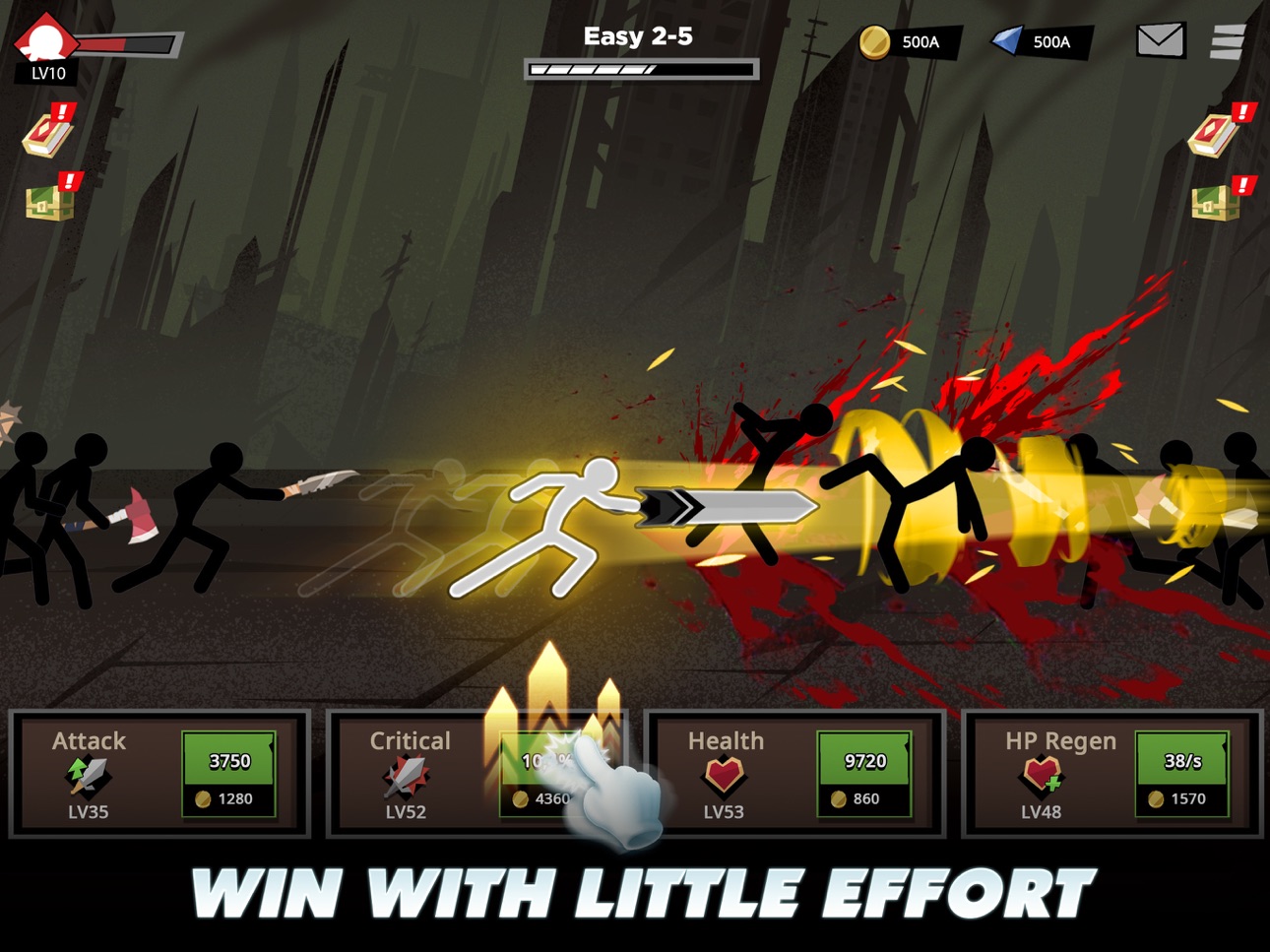 Epic Stickman: RPG Idle War screenshot 4