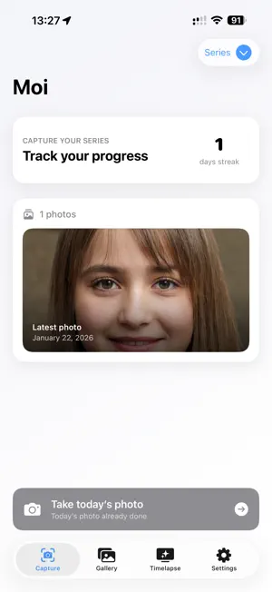 SelfiFlow: Daily Photo screenshot 1