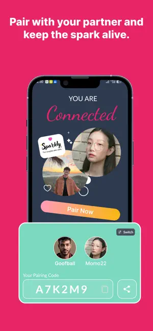 sparkly couple app screenshot 2
