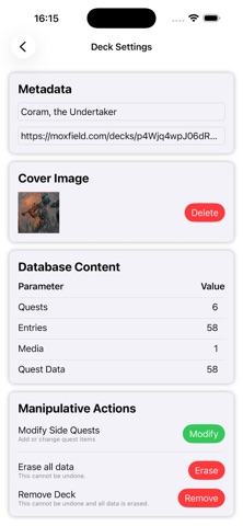 SQMD - Commander Deck Tracker Screenshot 7 of 8