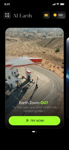 Earth Zoom Out : OrbitClip screenshot