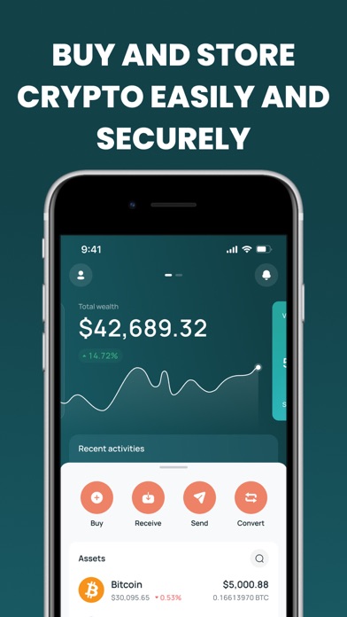 Screenshot #1 pour CEX.IO App - Crypto Wallet