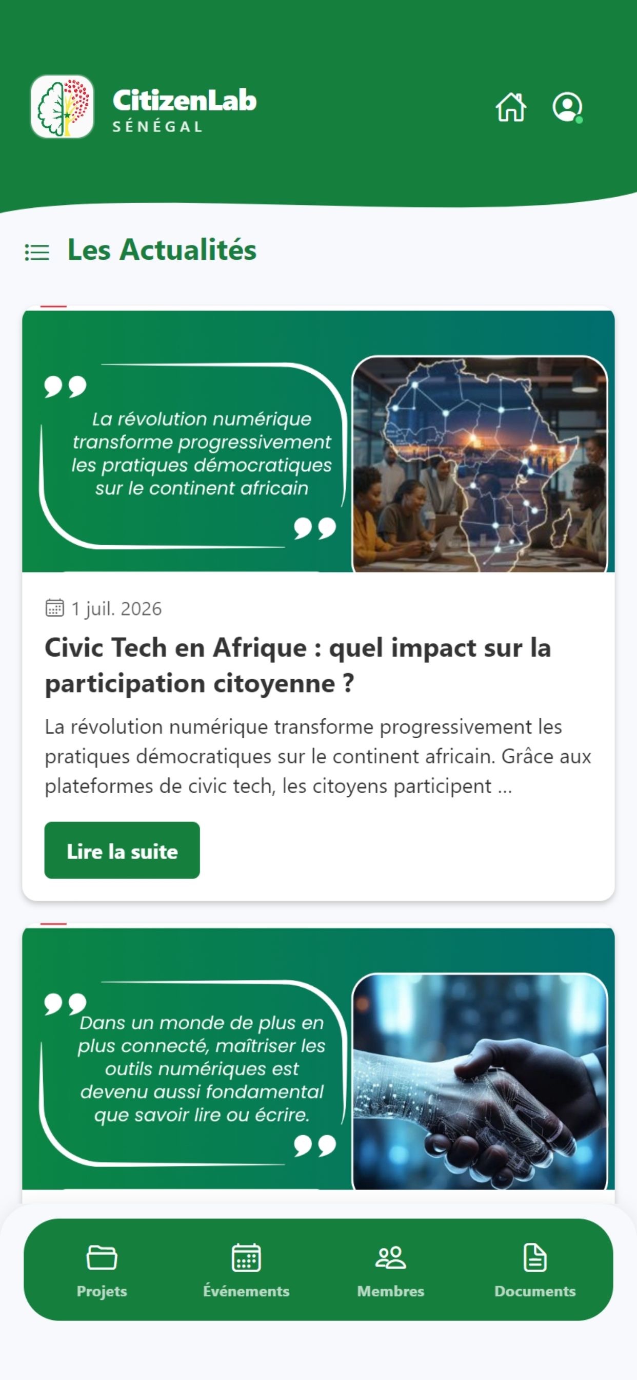 Screenshot 2 of Citizenlab Sénégal