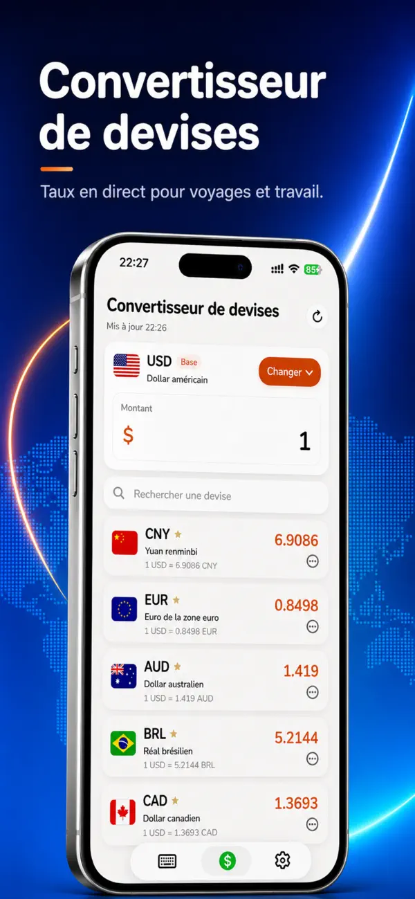 Screenshot #2 pour Convertisseur Unité et Devise