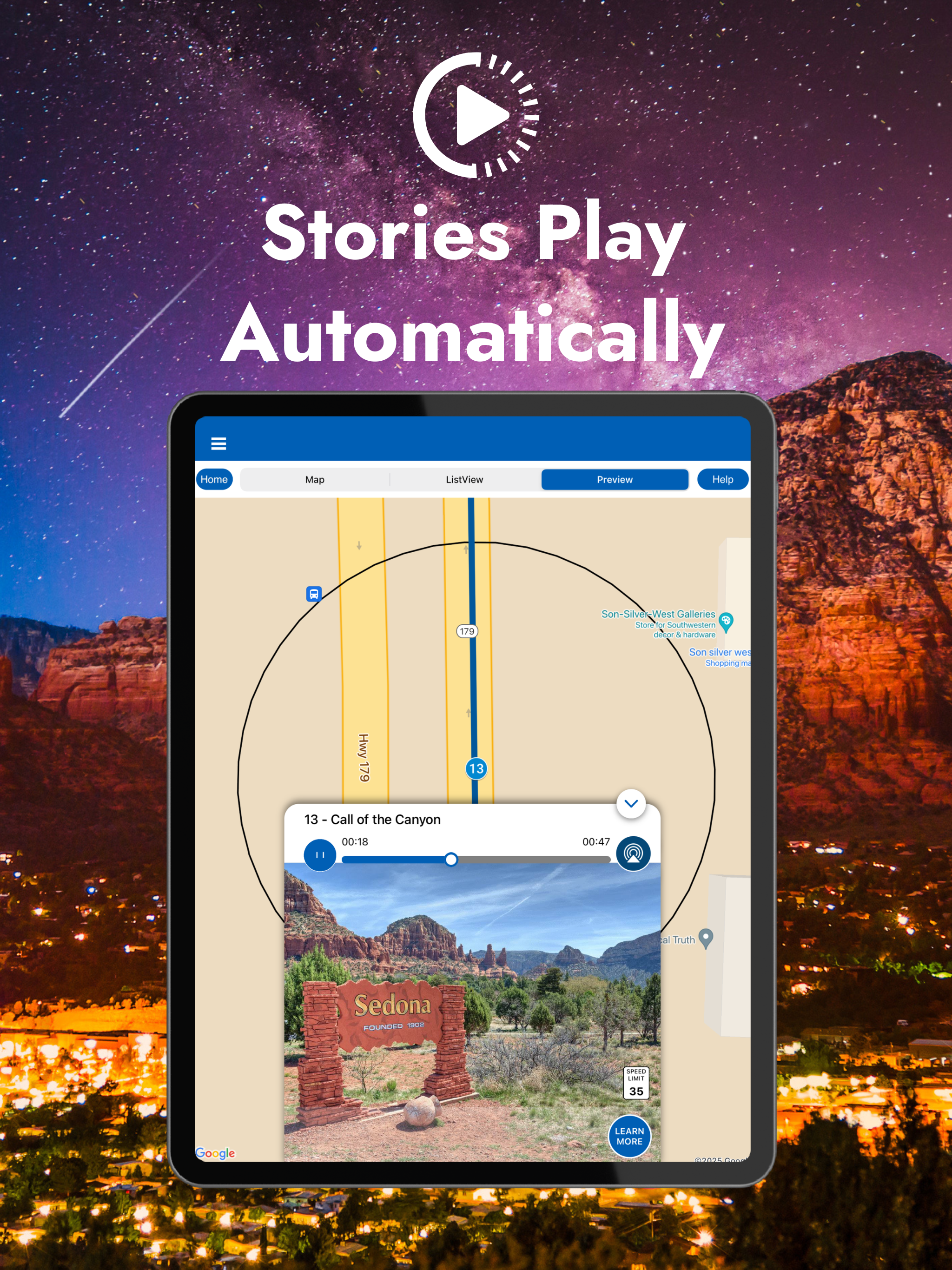 Sedona GPS: Scenic Audio Guide