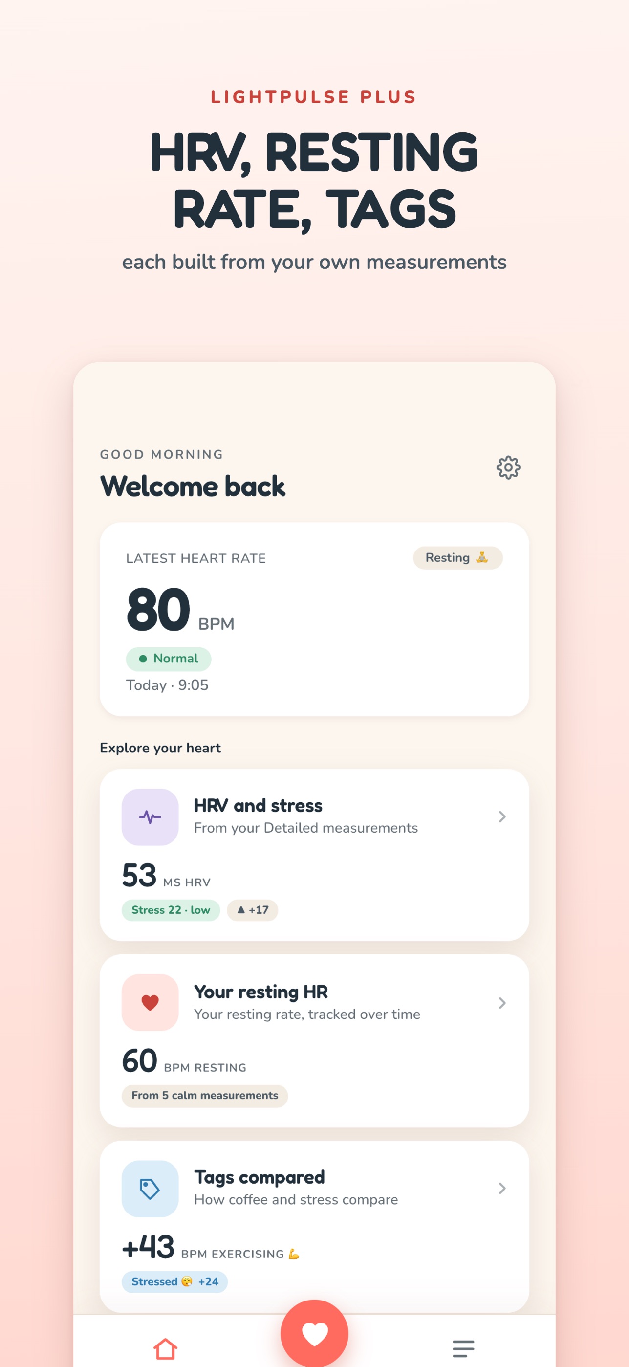 Screenshot 2 of LightPulse: Heart Rate Monitor