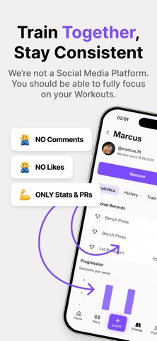 Nouta Gym Workout Tracker Screenshot 5 of 8