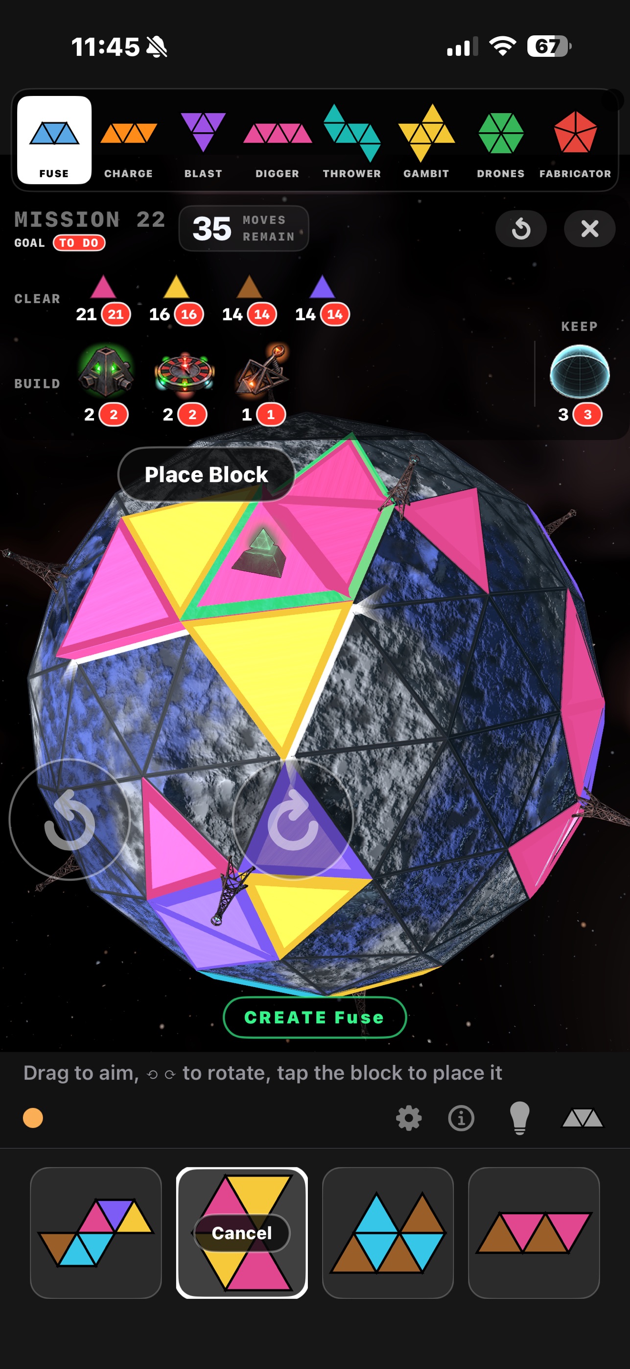 Screenshot 2 of GeoTess: Asteroid Puzzle