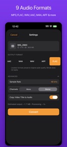 LudyVAC - Video to Audio screenshot