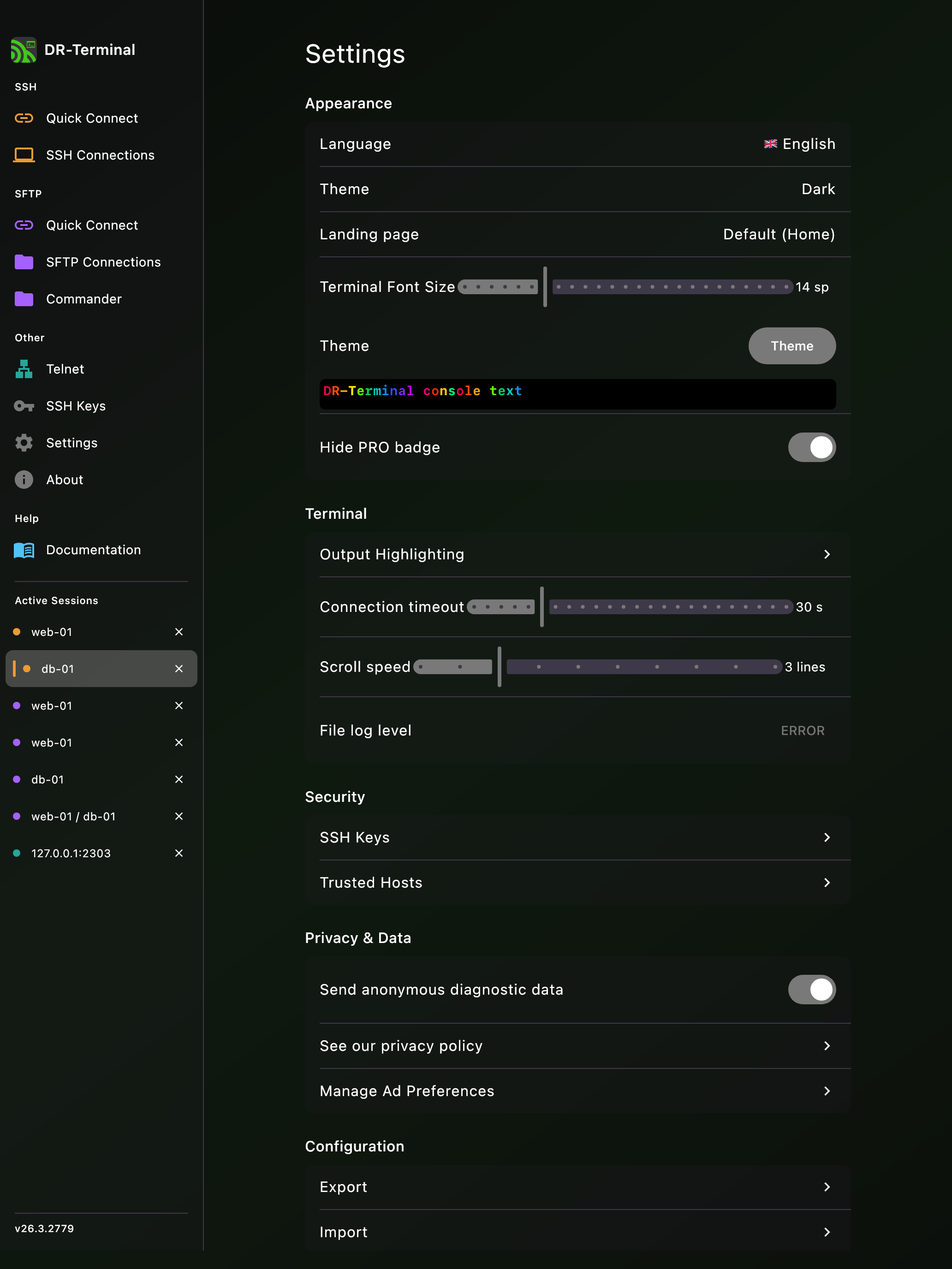 DR-Terminal screenshot 11