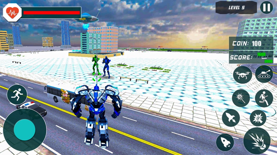 #4. Robot Car Transformation Game (iOS) Podle: Areesha Tariq