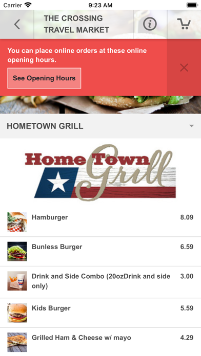 The Crossing Travel Market iPhone screenshot 3 - Food & Drink app