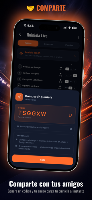 Quiniela LIVE Screenshot 5 of 8