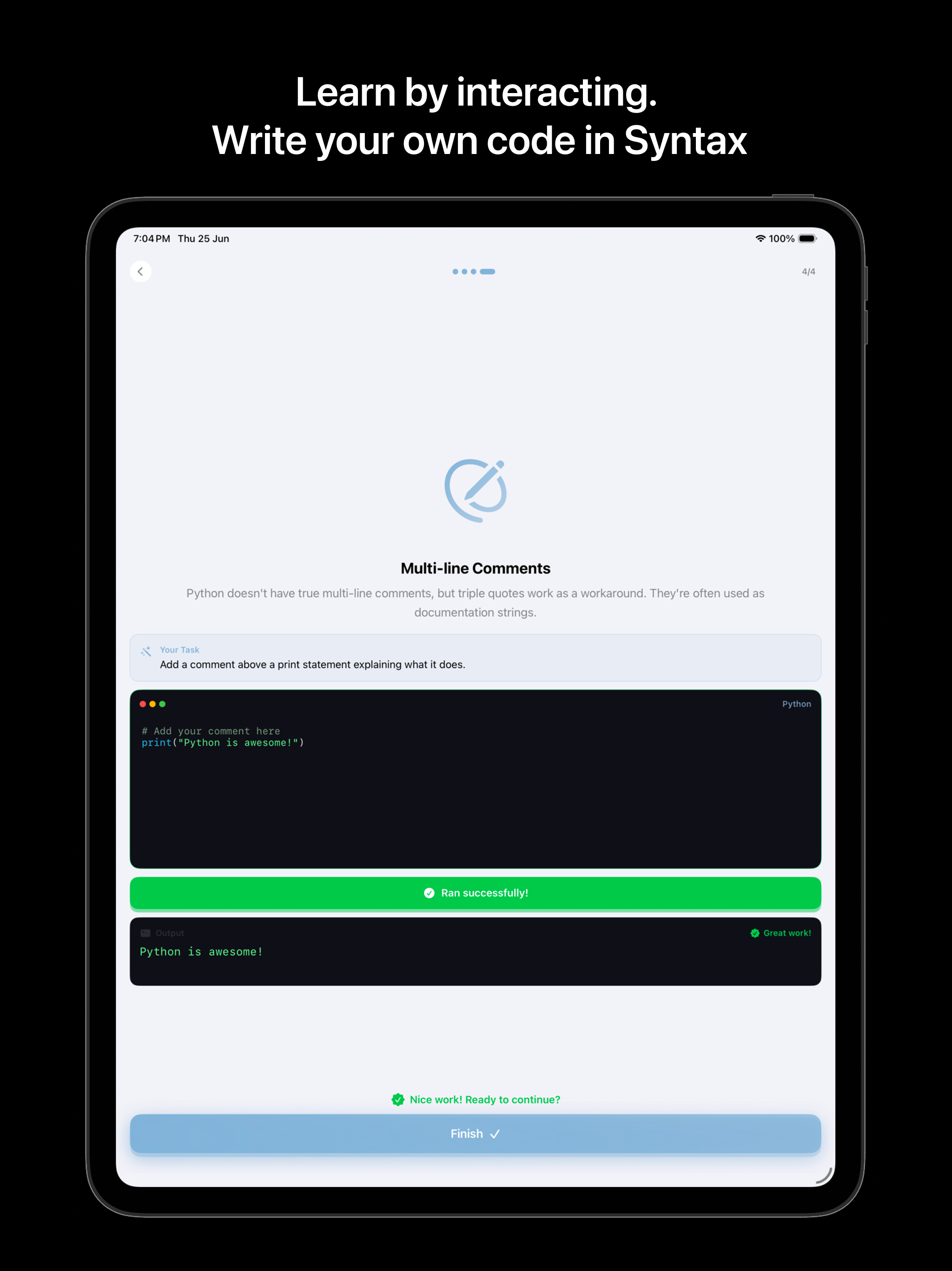 Syntax screenshot 6