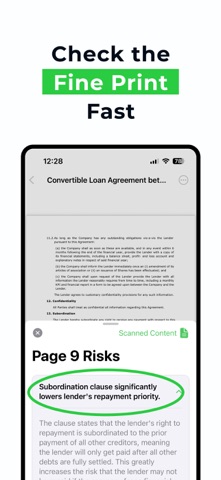 Legal Scan iPhone screenshot