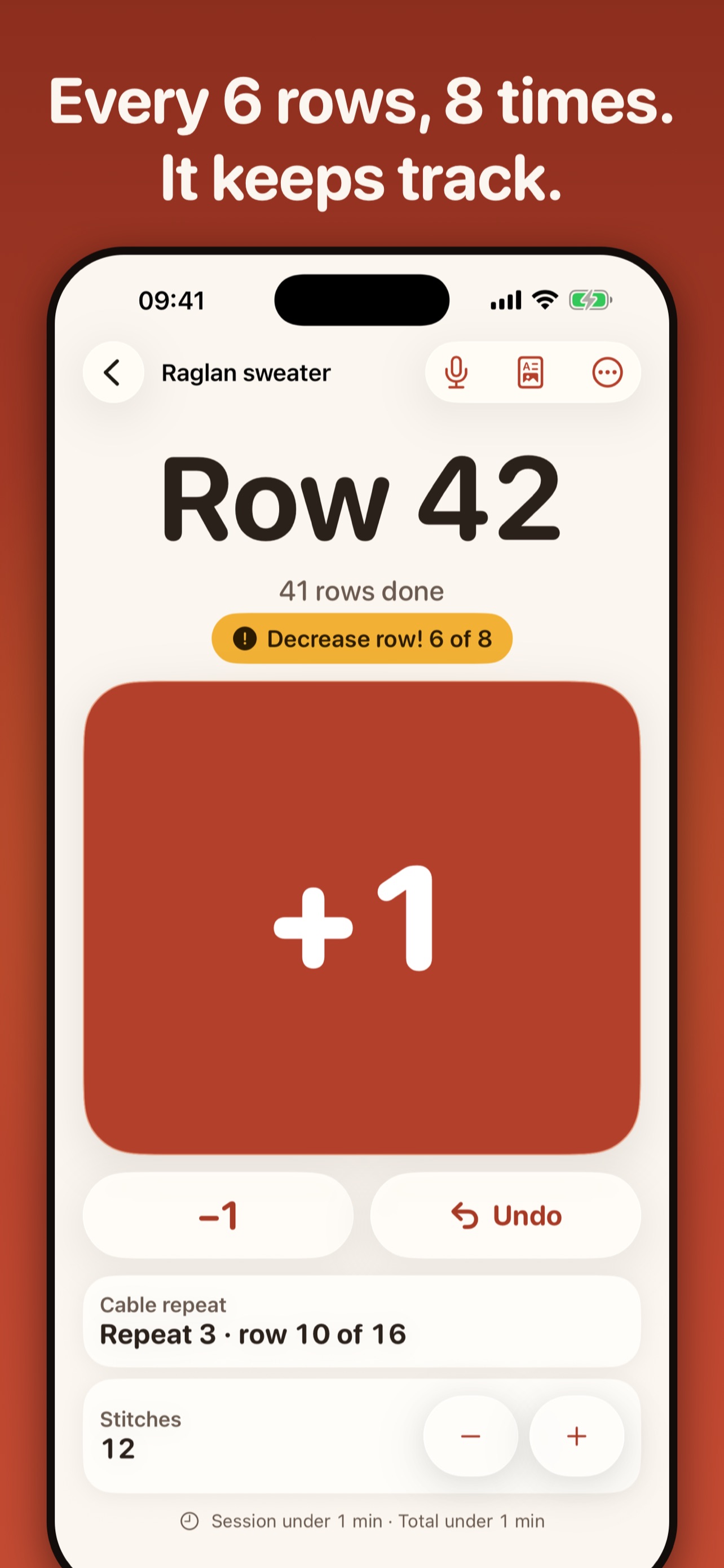 Screenshot 2 of Row & Repeat: Row Counter