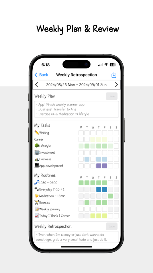 #3. Weekly Planner - Todo, Routine (macOS) 由: Ans (KR)