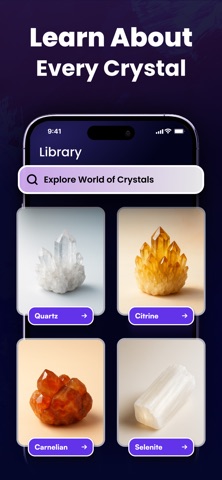 Crystal & Gem Identifier iPhone screenshot